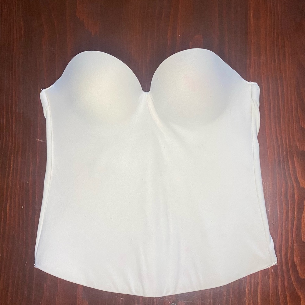 COOBIE 36A Strapless Bra White